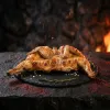 Курча на мангалі