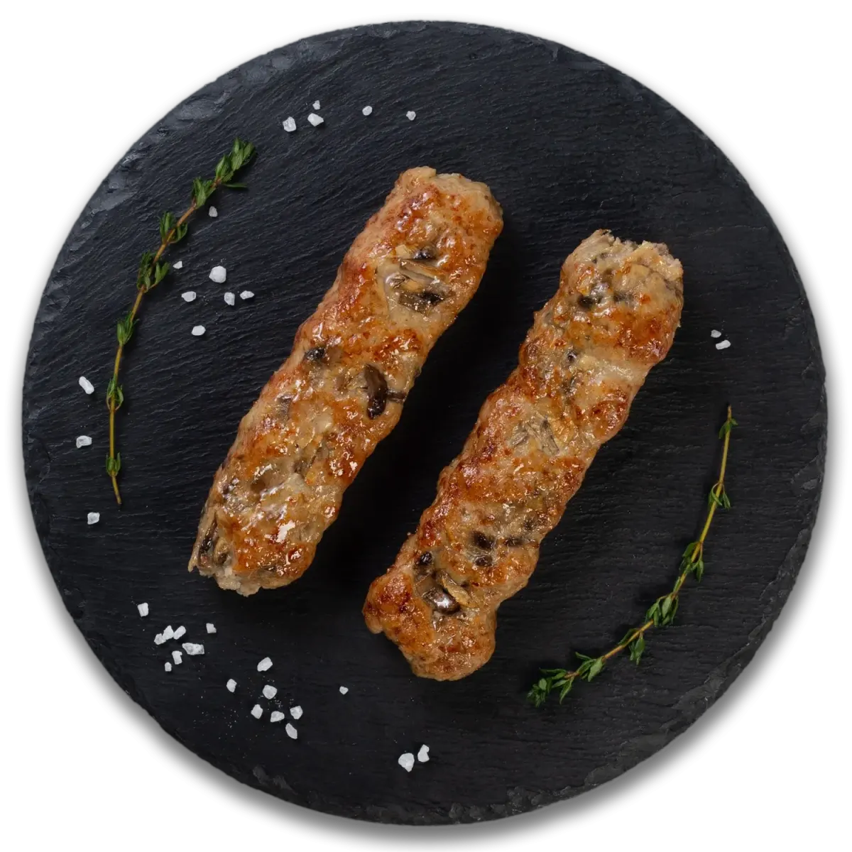 Люля-кебаб із курки з грибами